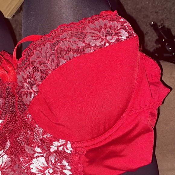 NEW INVENTORY 🔥Contrast Floral Lace Harness Underwire Teddy Bodysuit🔥 - Picture 5 of 7